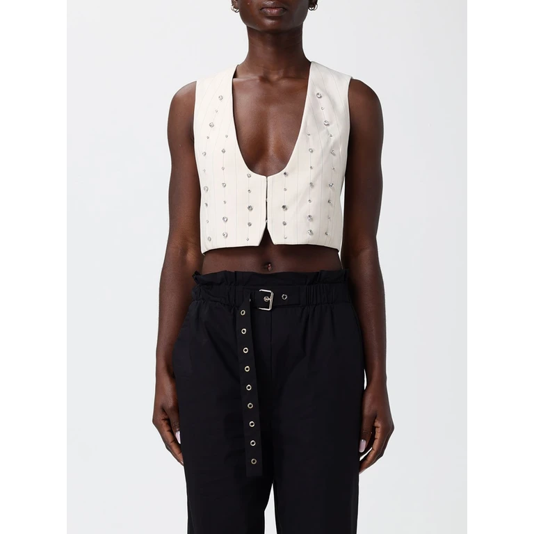 LIU JO Waistcoat Woman color Brown (CA6114T557AP9579)
