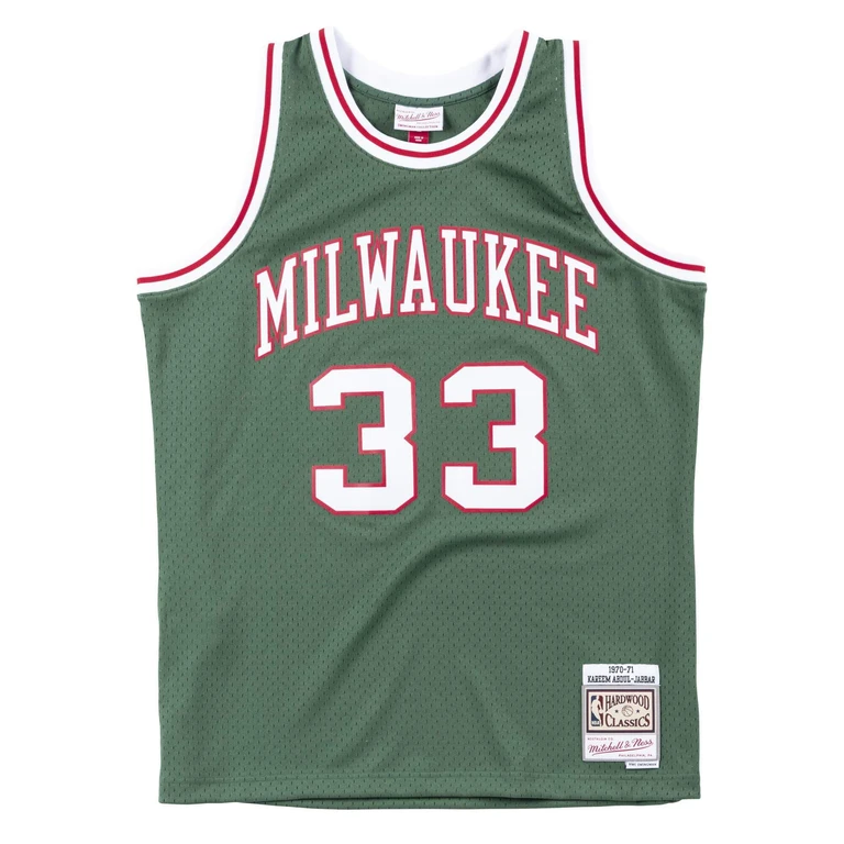 Mitchell & Ness Men's NBA Swingman Jersey Bucks 70 Kareem Abdul-Jabbar Jerseys