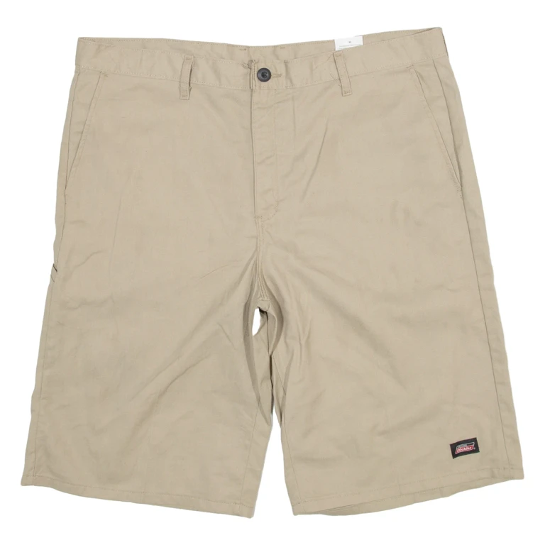 DICKIES Mens Workwear Shorts Beige XL W38