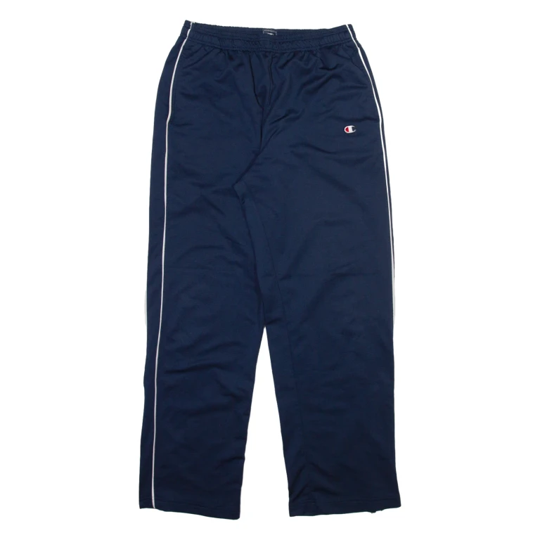 CHAMPION Mens Track Pants Blue Straight M W28 L29