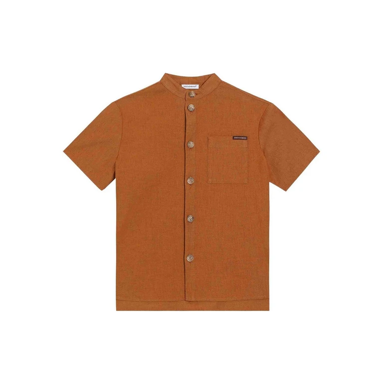 Dolce & Gabbana Jr Chemise - Marron (L44S75LT372A0405)
