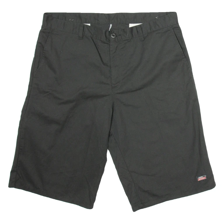 DICKIES Mens Workwear Shorts Black L W36