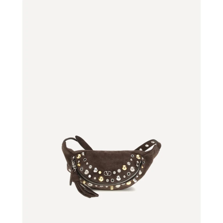 VALENTINO GARAVANI Nellcôte suede Fanny Pack Male UNI