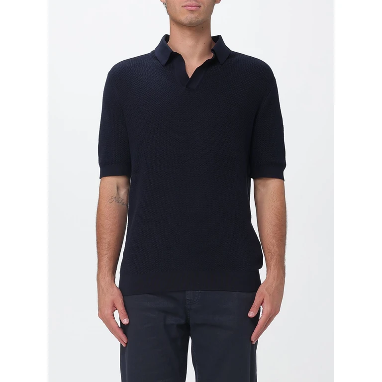 Polo Shirt Men color Navy (C31UHC26A3B09)
