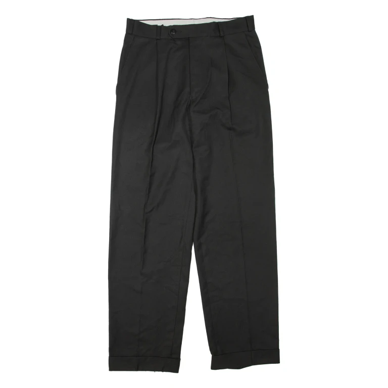 Womens Trousers Grey Regular Tapered W28 L30