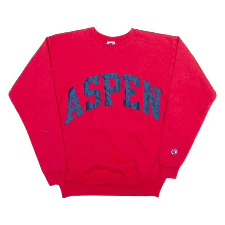 CHAMPION Aspen Mens Sweatshirt Red USA S