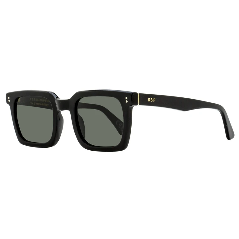 Retrosuperfuture Square Angular Sunglasses Secolo B4E Black 50mm