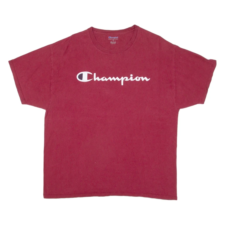 CHAMPION Mens T-Shirt Red XL