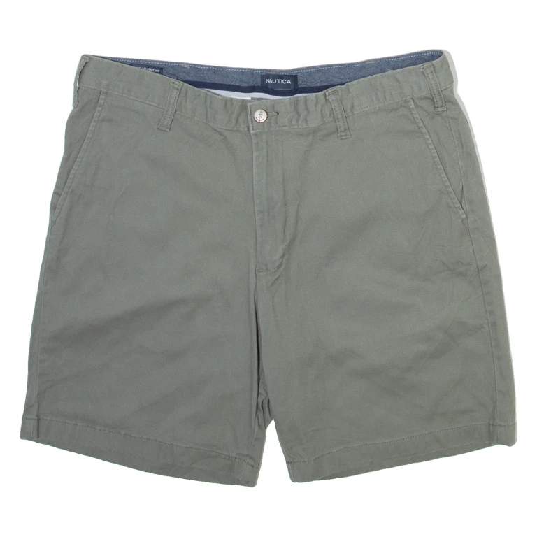 NAUTICA Mens Casual Shorts Grey L W36
