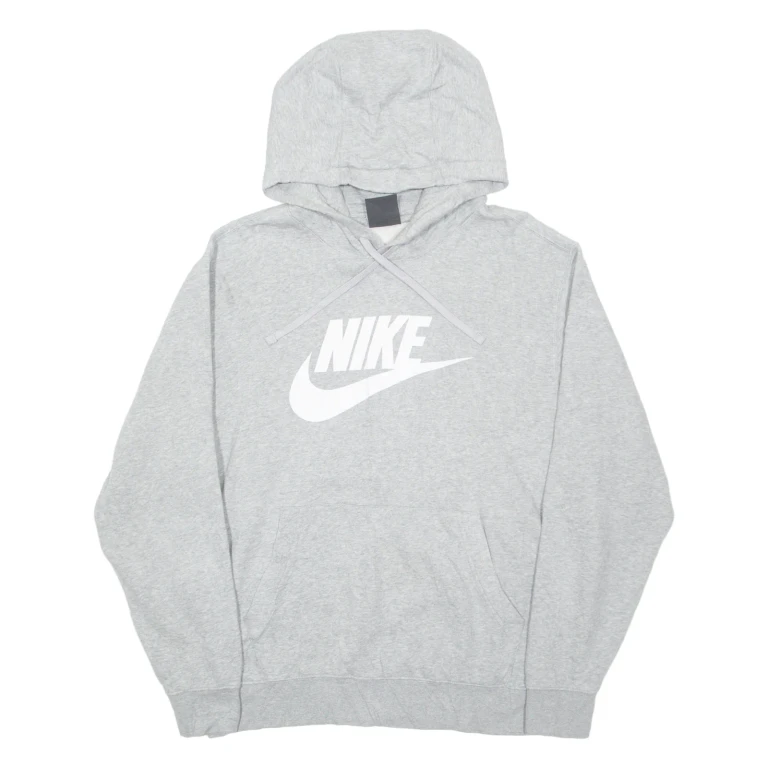 NIKE Mens Grey Hoodie L