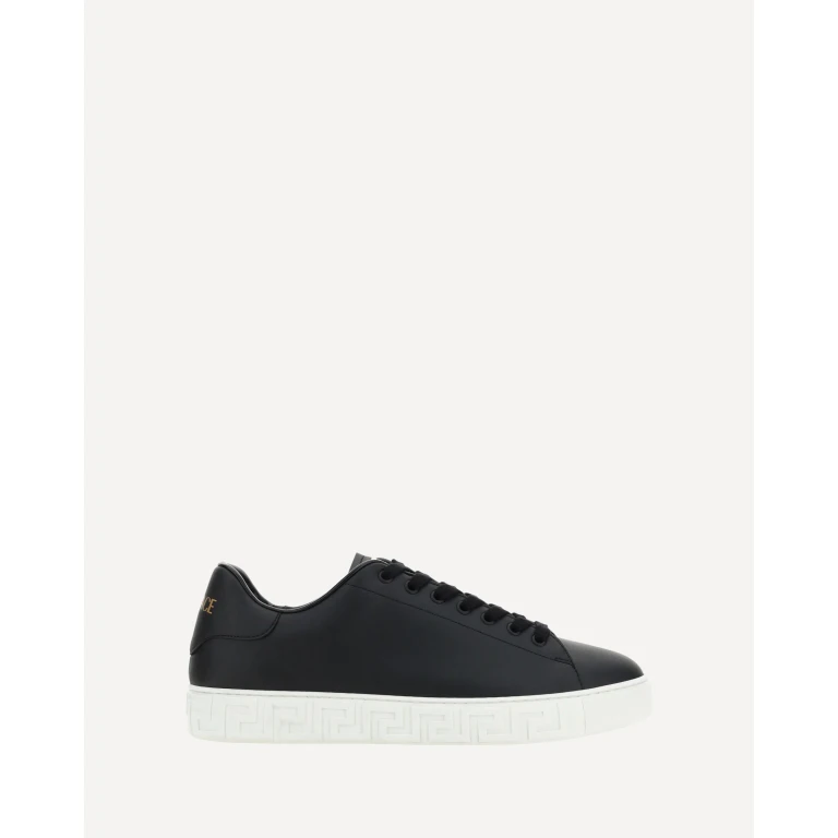 VERSACE Leather Sneakers Male 43