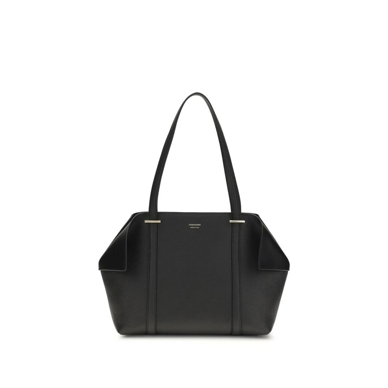 Black Calf Leather Bos Taurus Shoulder Bag - Women