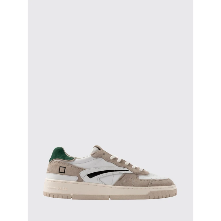 D. A.T. E. Torneo Two-Tone Leather and Suede Low Top Trainers (M441TPCAWG)