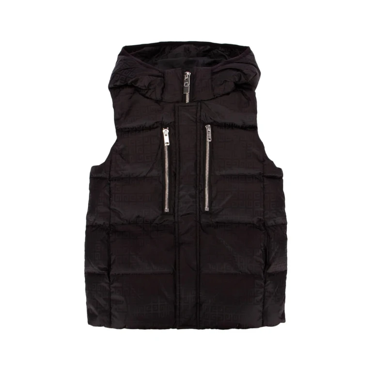 Givenchy Boys Logo-Embroidered Zipped Padded Vest