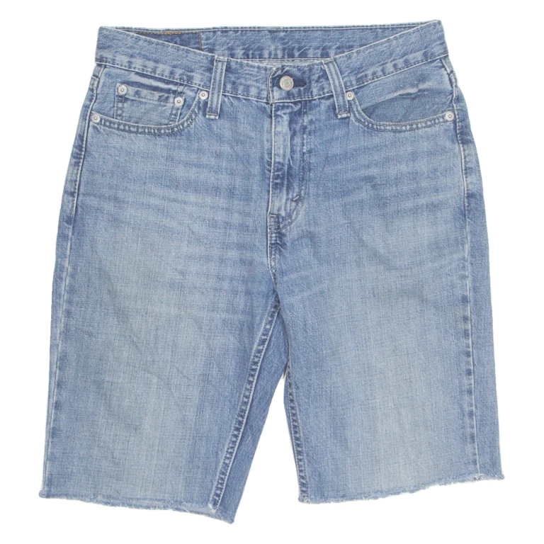 LEVI'S Cut Off 514 Mens Denim Shorts Blue M W30