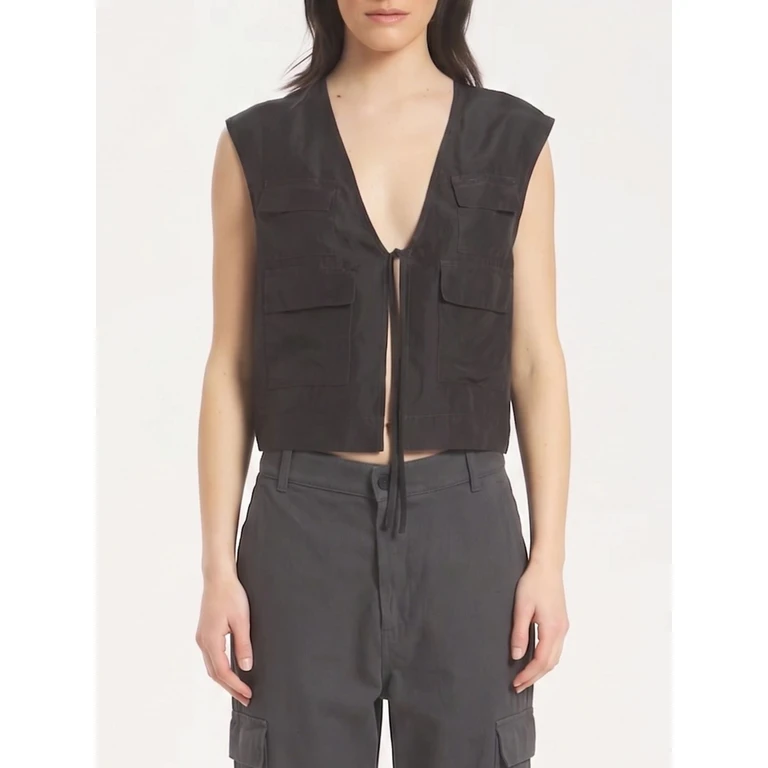 Waistcoat Woman color Brown (GLD55194124250)