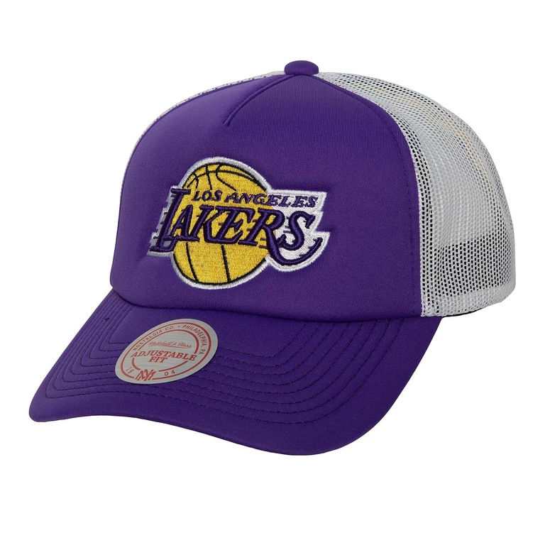 Men's NBA Off The Backboard Trucker Lakers Hats