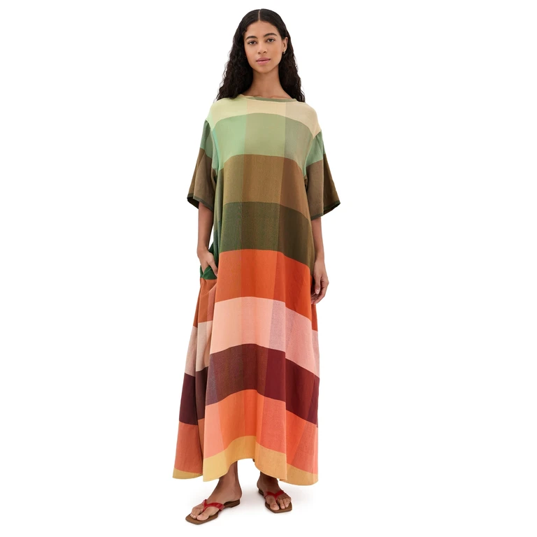 MARRAKSHI LIFE The T-Shirt Dress Plaid XXL