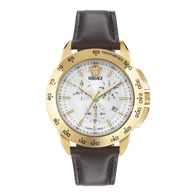 V-Sport Chrono Leather Watch