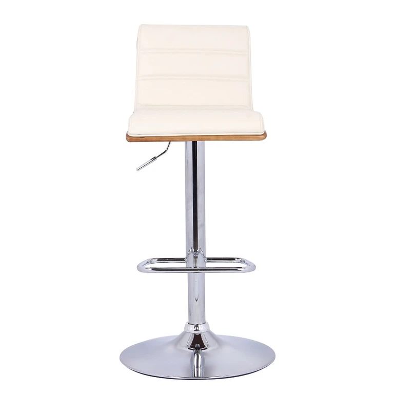 Aubrey Cream Adjustable Bar Stool