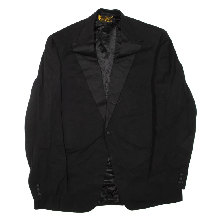 F. BEREND Mens Blazer Jacket Black L