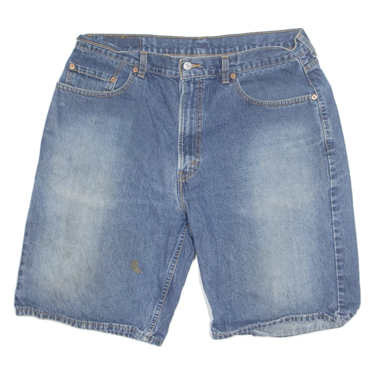 LEVI'S 569 Mens Denim Shorts Blue L W35