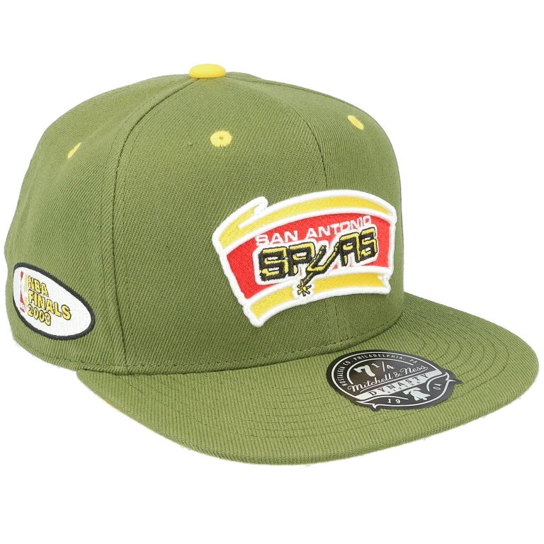 Men's NBA Dusty Olive Fitted Hwc Spurs