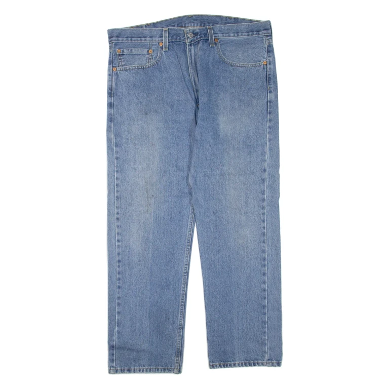 LEVI'S 505 Jeans Mens Blue Regular Straight W38 L30