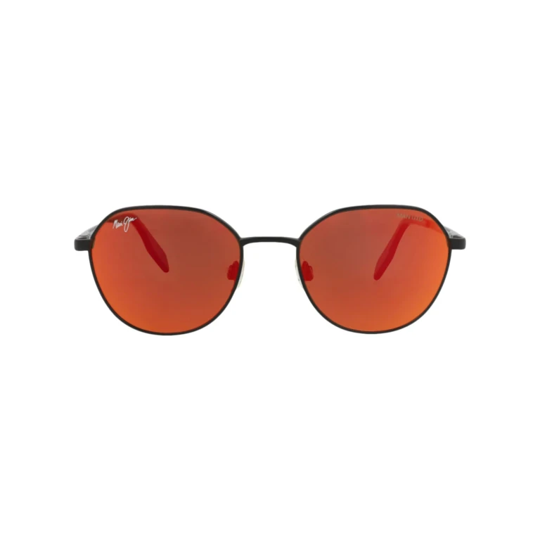 Round-Frame Metal Sunglasses