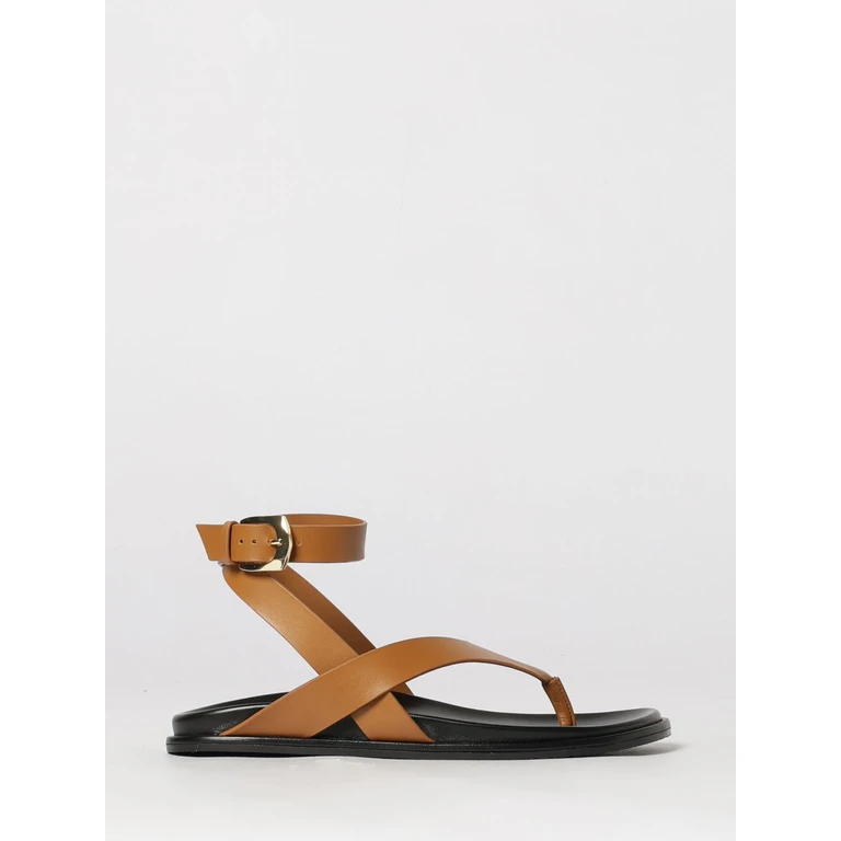 Mary Kate Python Print Leather Sandal (MARYKATESANDALMSMOYVY)