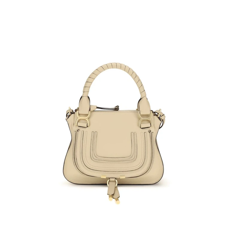 Chloé Beige Calf Leather Bos Taurus Handbag Bag - Women