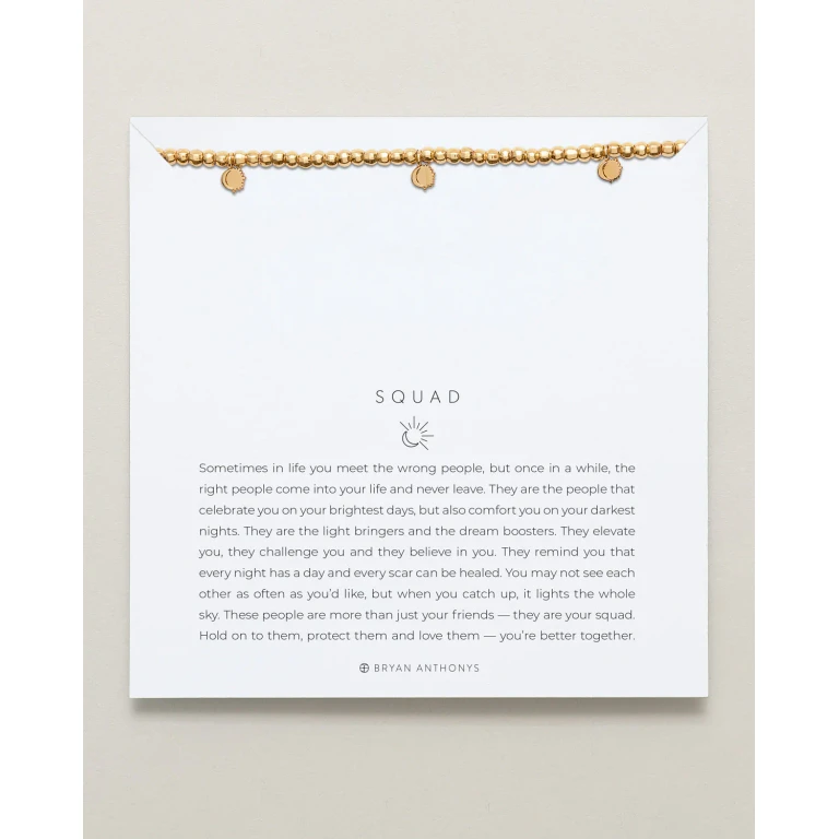 Squad Beaded Icon Bracelet