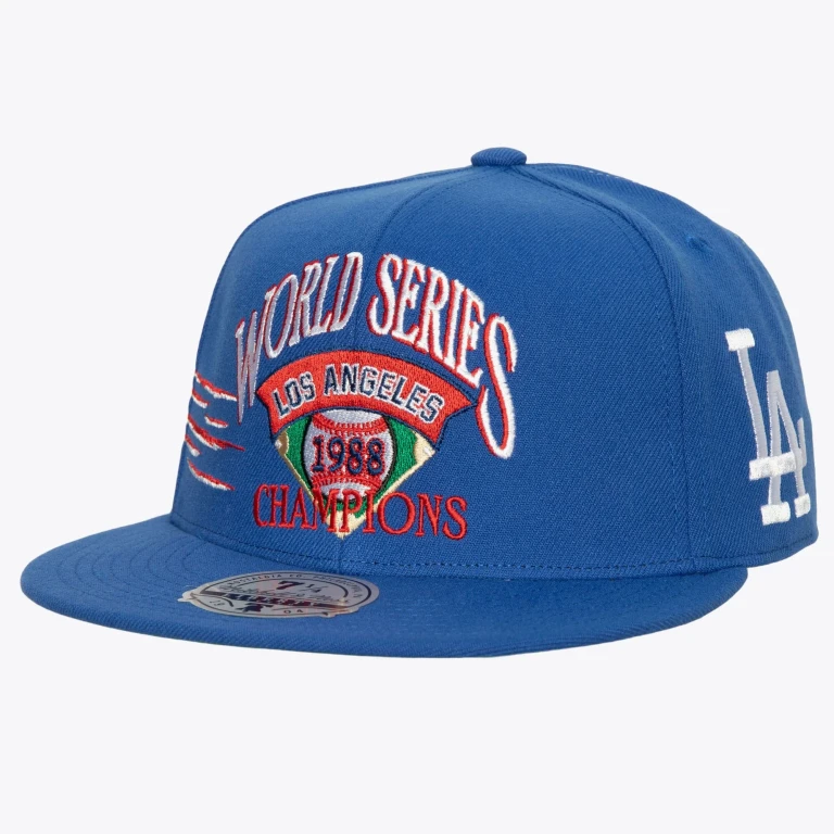 Men's MLB Out Of The Park Champions Fitted Coop Dodgers Fitted Caps
