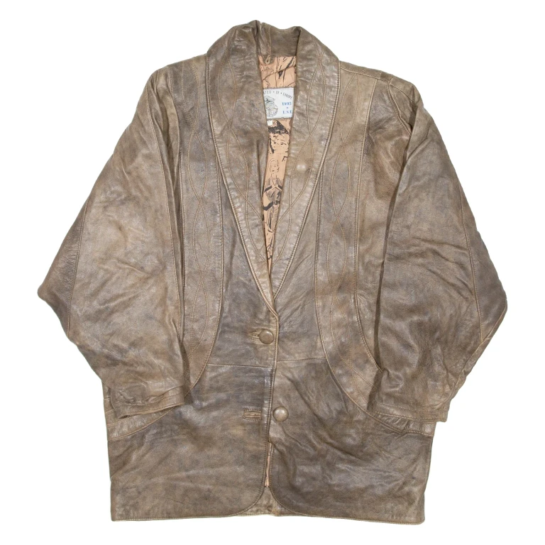Womens Blazer Jacket Brown S
