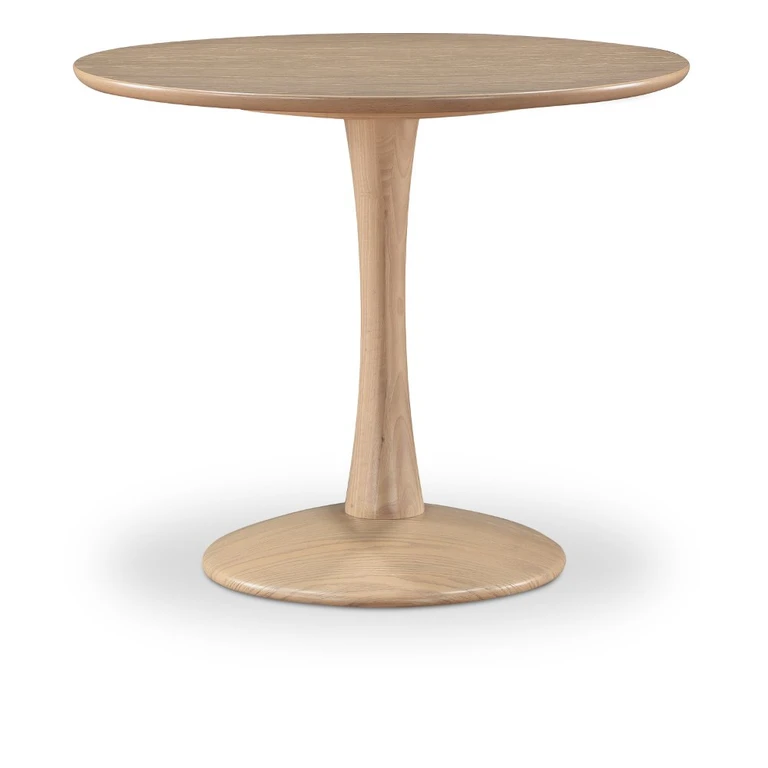 Holly 36" Natural Wood Round Dining Table