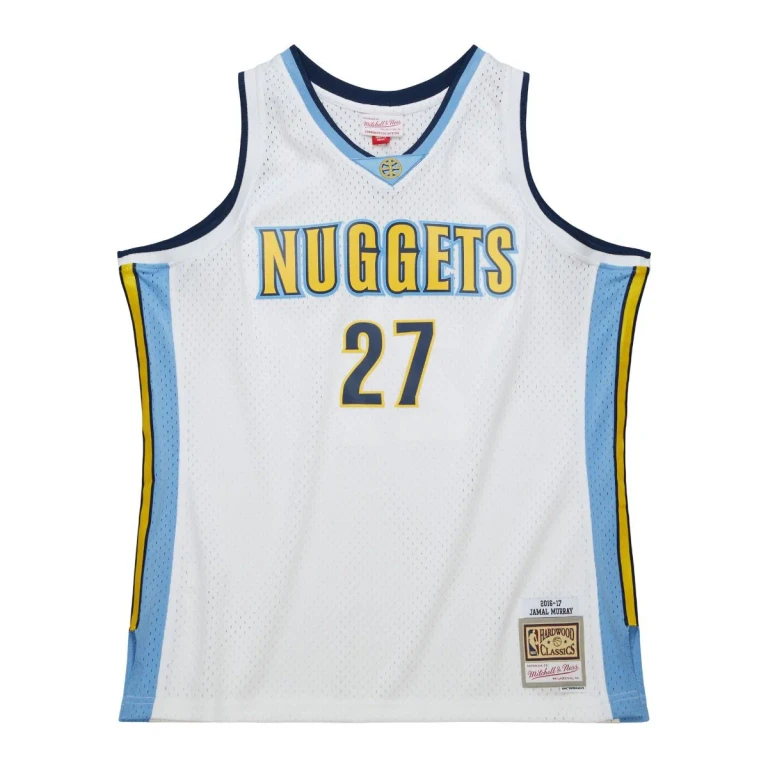 Men's White Jersey Nuggets 2016 Jamal Murray Jerseys