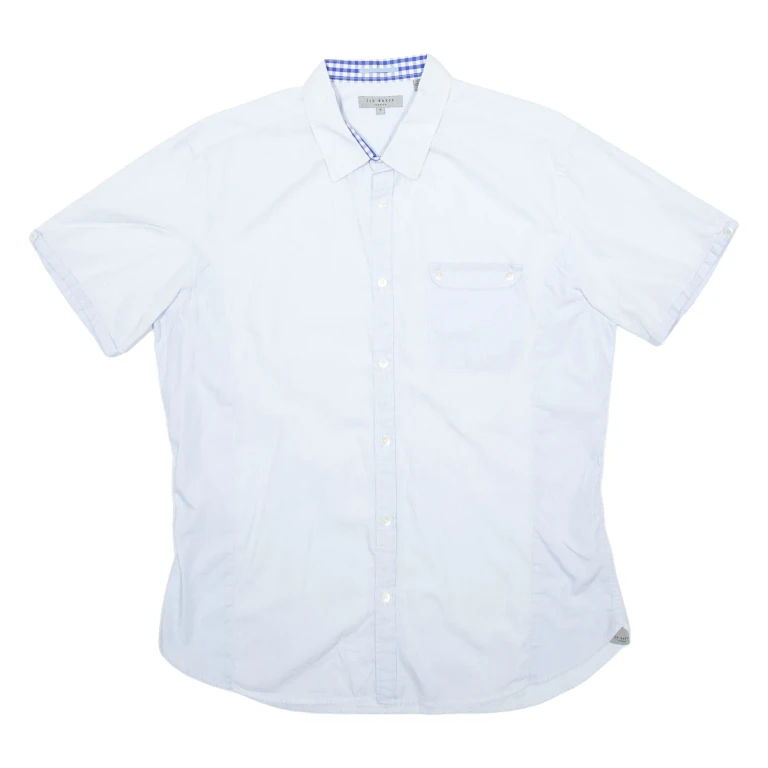 TED BAKER Mens Formal Shirt Blue L
