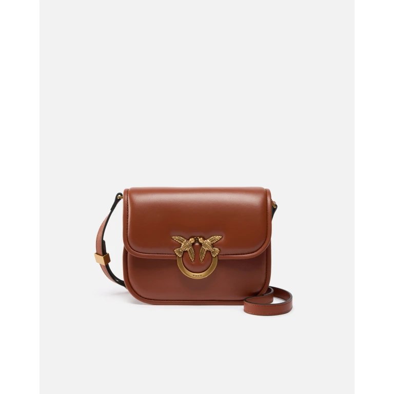 Pinko - Sac moyen à épaule Love Bag Box en cuir nappa