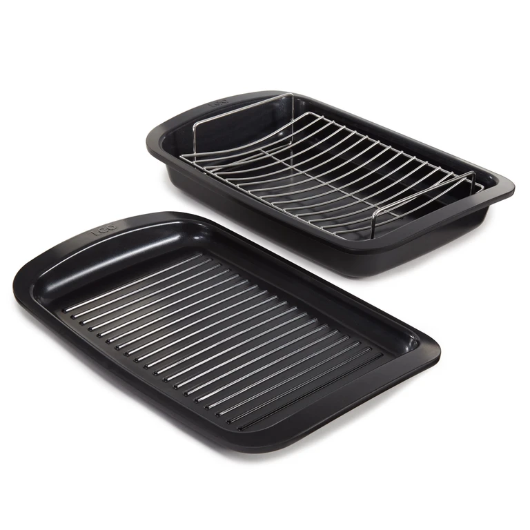 Leo Graphite 3Pc Nonstick Specialty Cast Aluminum Cookware Set