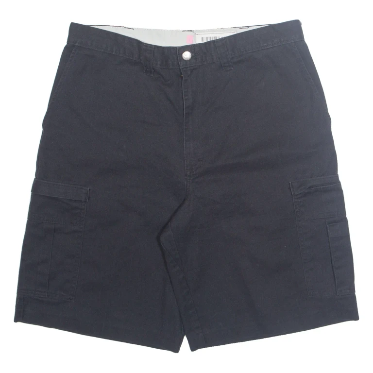 DICKIES Mens Workwear Shorts Black L W36