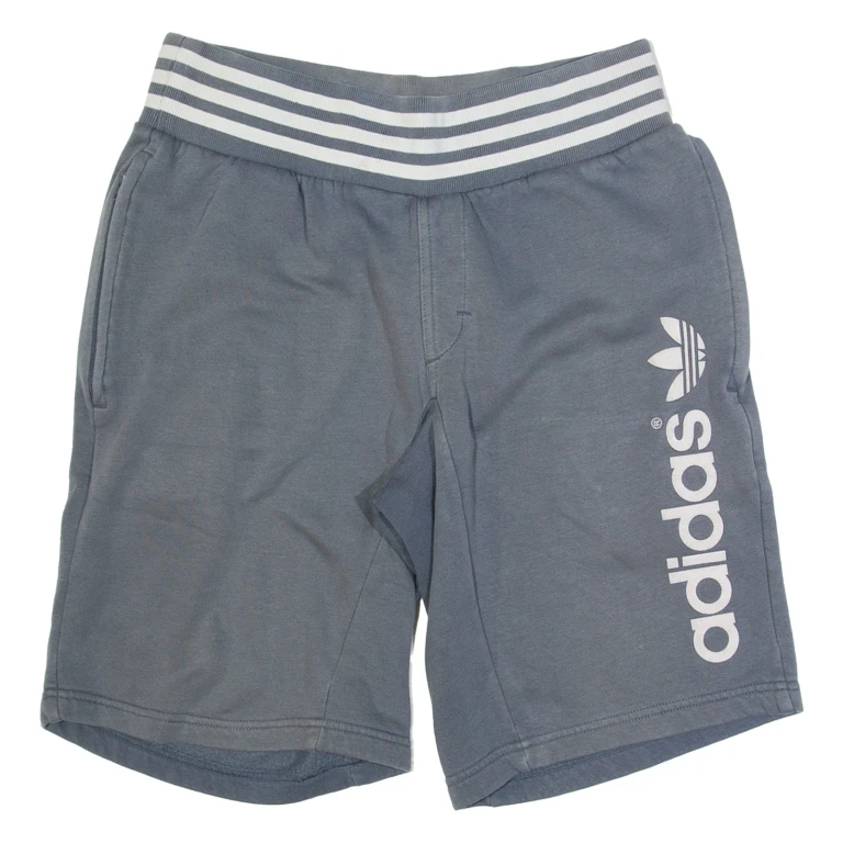 ADIDAS Mens Casual Shorts Grey Relaxed S W26