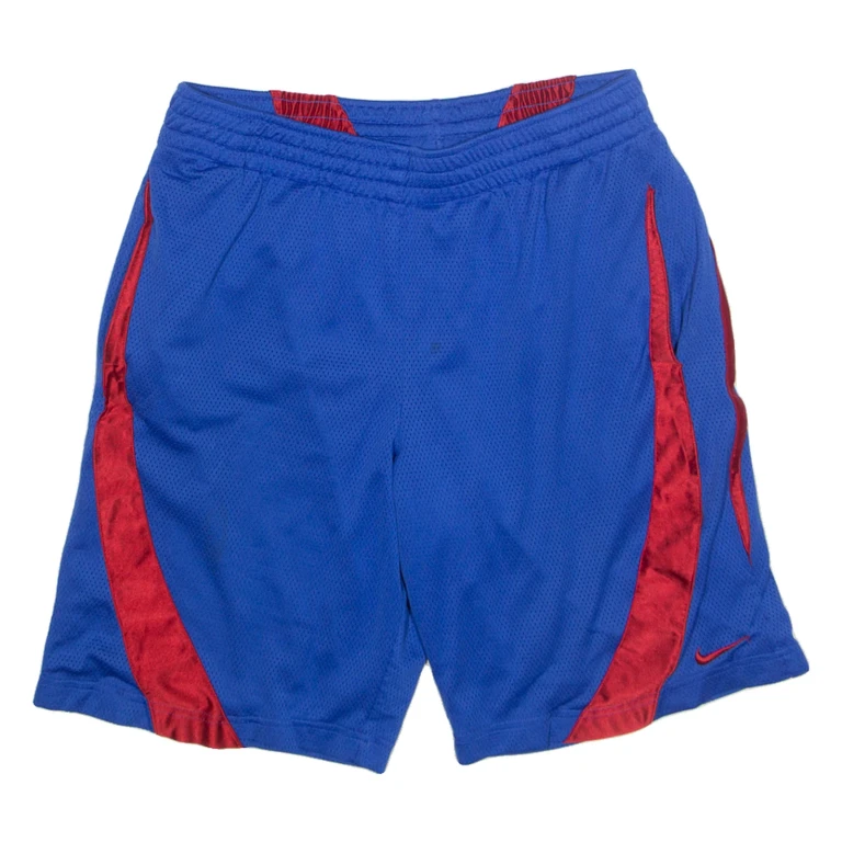 NIKE Mens Sports Shorts Blue Relaxed L W32