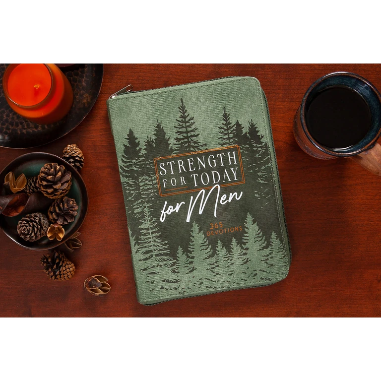 Strength for Today for Men (Zippered Devotional)