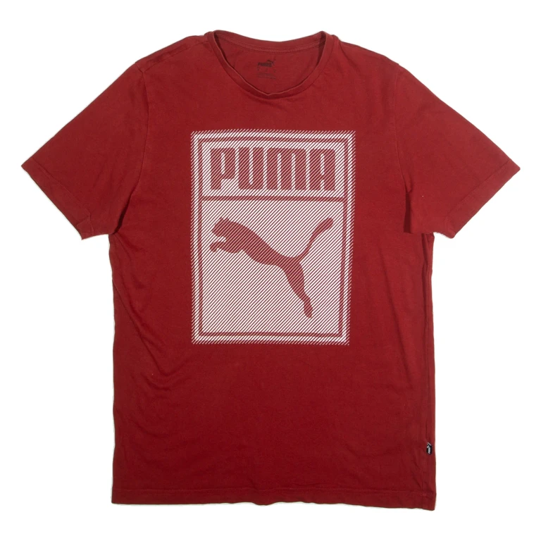 PUMA Mens T-Shirt Red M