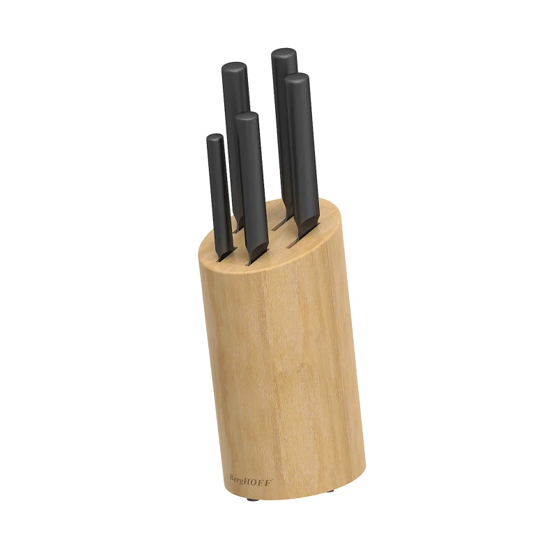 DiNA Boron 6pc Stainless Steel Knife Block Set