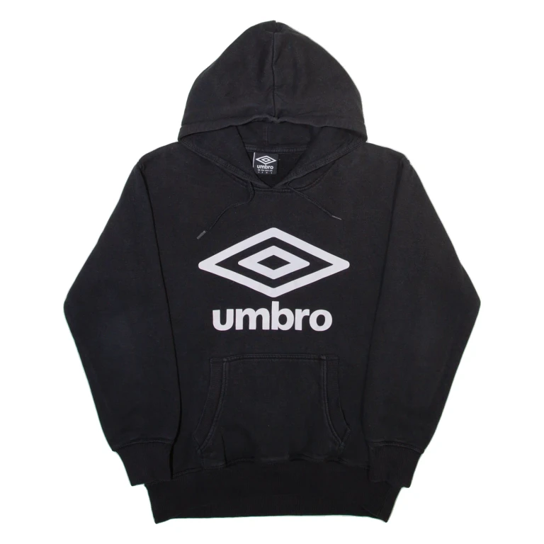 UMBRO Mens Black Hoodie S