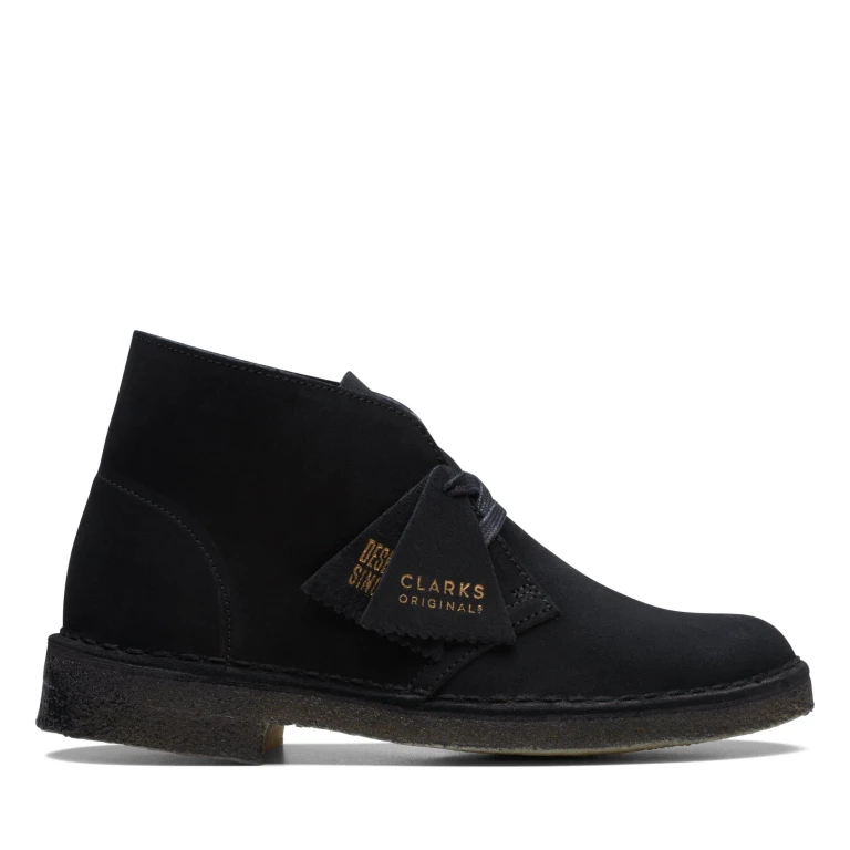 Women's Desert Boot 'Black Suede' Booties
