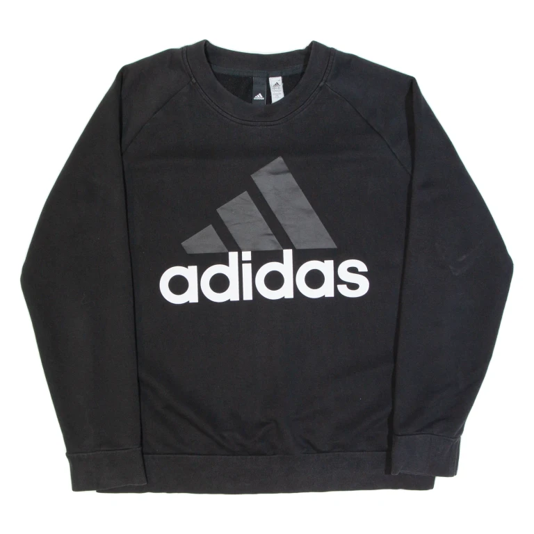 ADIDAS Womens Sweatshirt Black XL