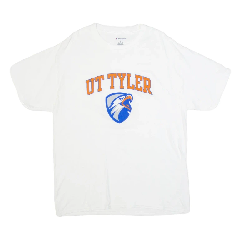 CHAMPION UT Tyler Mens T-Shirt White USA L