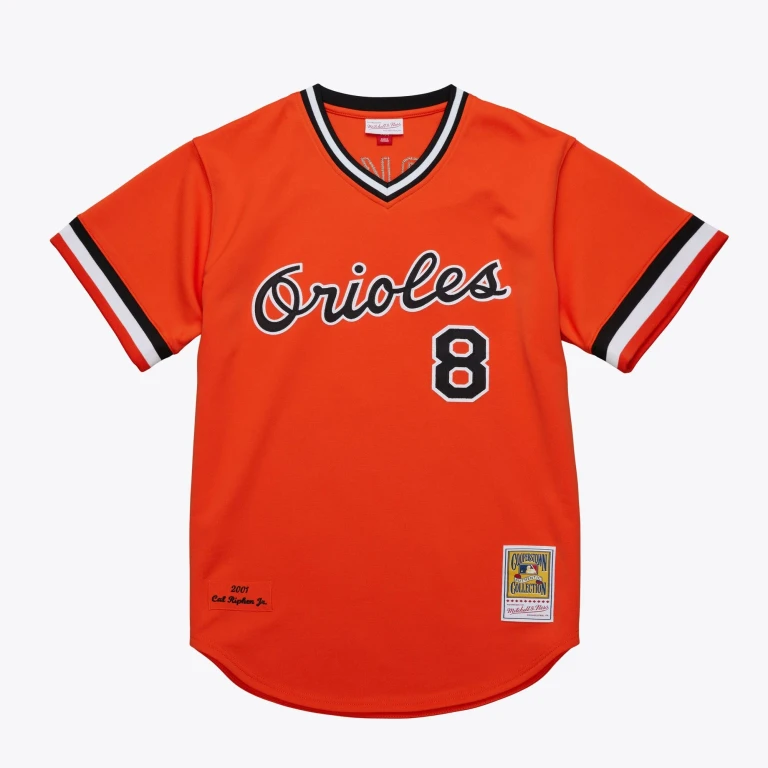 Men's MLB Alternate Jersey Orioles 2001 Cal Ripken Jr